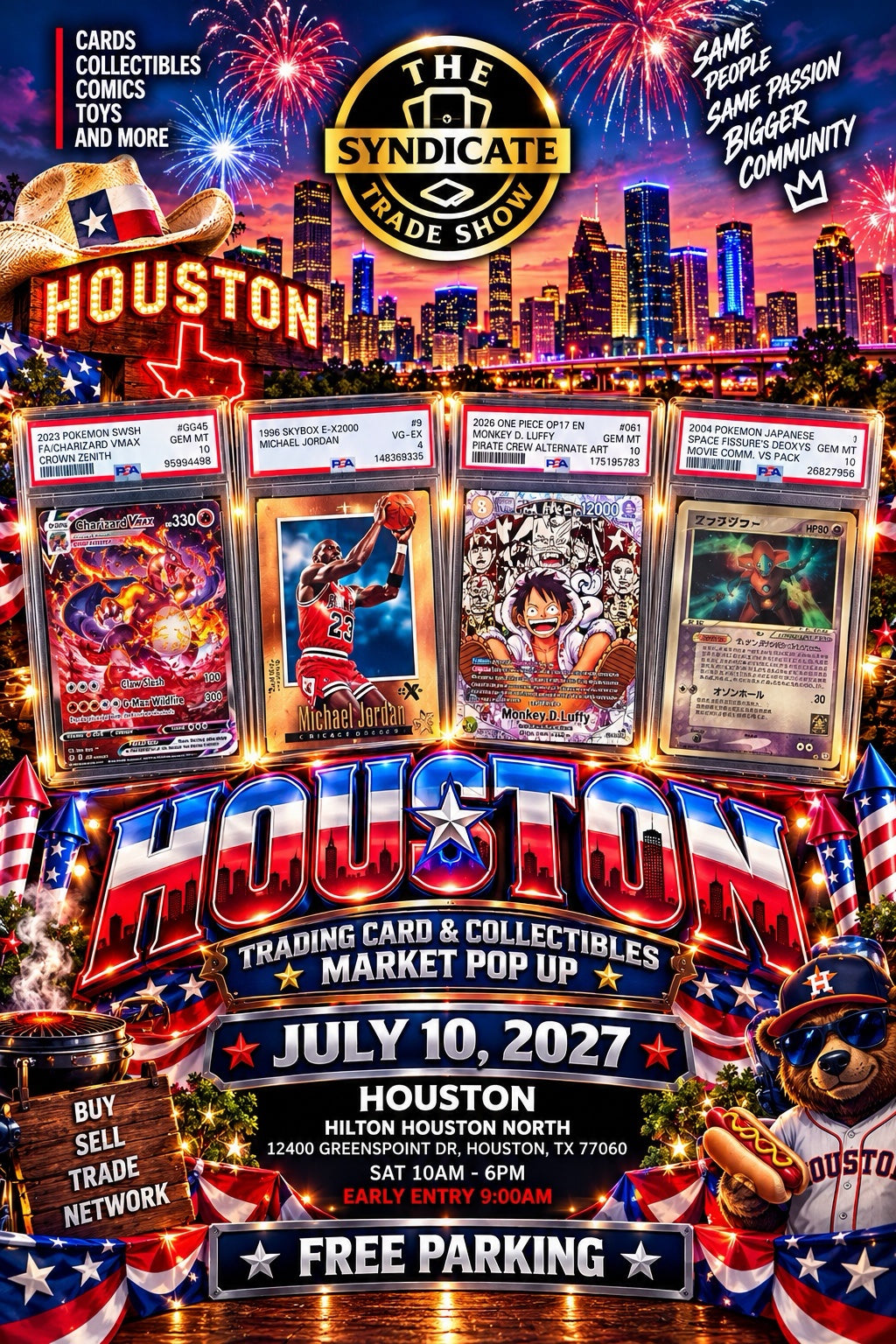 Houston Syndicate Market Pop-Up July 10, 2027 — Hilton Houston North