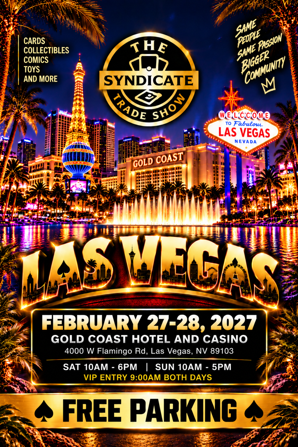 Las Vegas The Syndicate Trade Show February 27–28, 2027 official flyer